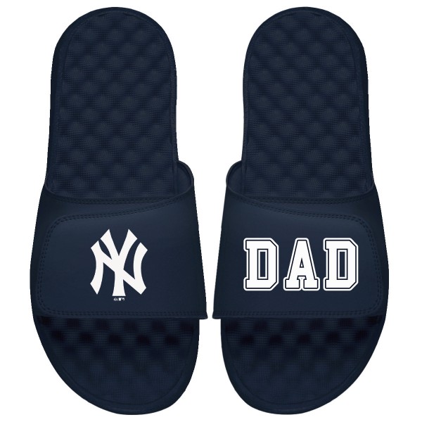 New York Yankees ISlide Navy Dad Slide Sandals