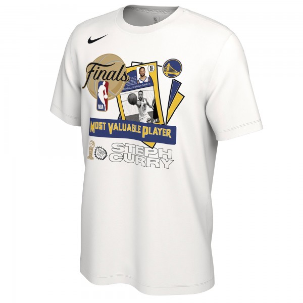 Stephen Curry Golden State Warriors Nike 2022 NBA Finals Champions MVP T-Shirt - White