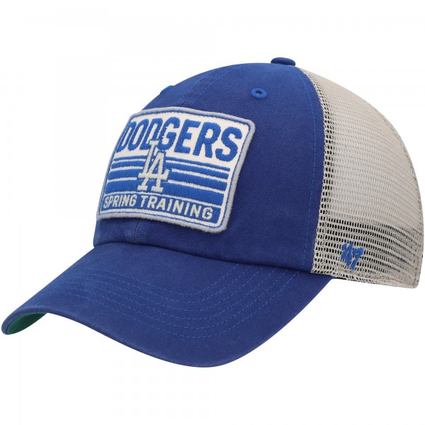 Бейсболка Los Angeles Dodgers 47 Four Stroke Clean Up Trucker - Royal/Tan