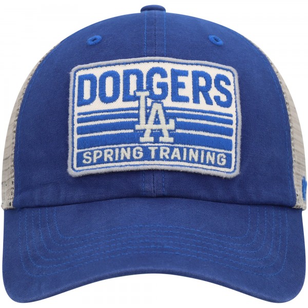 Бейсболка Los Angeles Dodgers 47 Four Stroke Clean Up Trucker - Royal/Tan