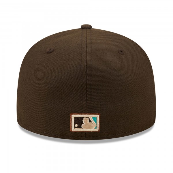 Бейсболка Los Angeles Dodgers New Era  Walnut Mint 59FIFTY - Brown/Mint