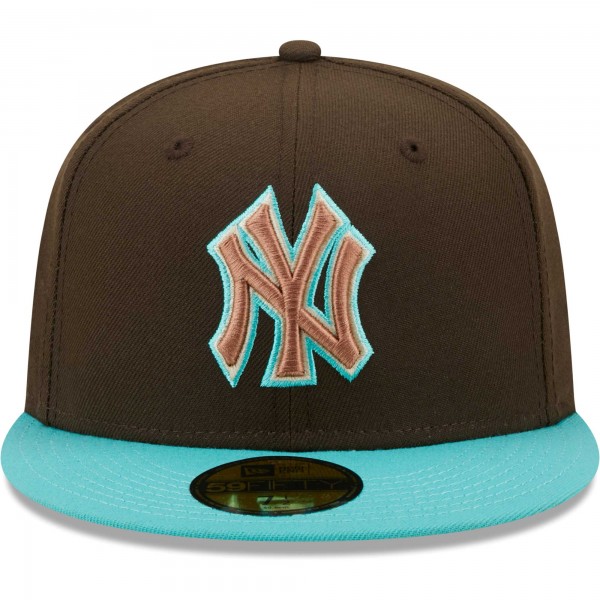Бейсболка New York Yankees New Era  Walnut Mint 59FIFTY - Brown/Mint