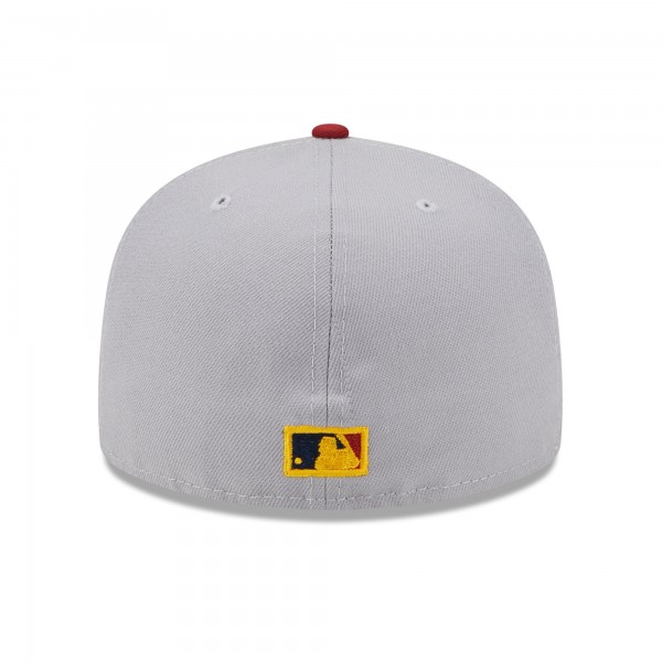 Бейсболка New York Yankees New Era World Series Champions Navy Undervisor 59FIFTY - Gray/Red