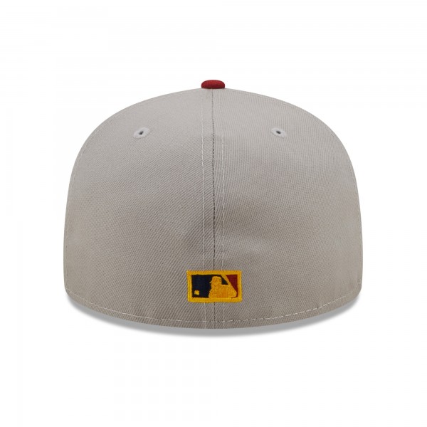 Бейсболка Los Angeles Dodgers New Era  Navy Undervisor 59FIFTY - Gray/Red