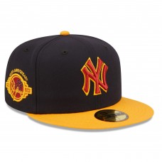 Бейсболка New York Yankees New Era Primary Logo 59FIFTY - Navy/Gold