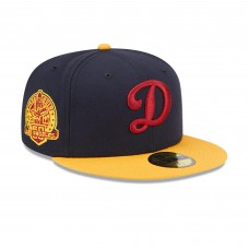 Бейсболка Los Angeles Dodgers New Era 60th Anniversary Primary Logo 59FIFTY - Navy/Gold