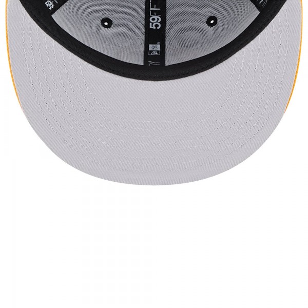 Бейсболка Los Angeles Dodgers New Era 60th Anniversary Primary Logo 59FIFTY - Navy/Gold