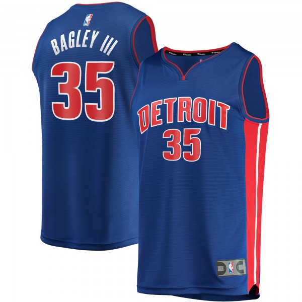 Игровая форма  Marvin Bagley III Detroit Pistons 2021/22 Fast Break Replica - Icon Edition - Blue