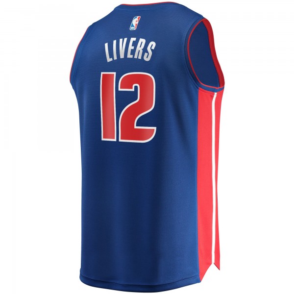 Игровая форма  Isaiah Livers Detroit Pistons 2021/22 Fast Break Replica - Icon Edition - Blue