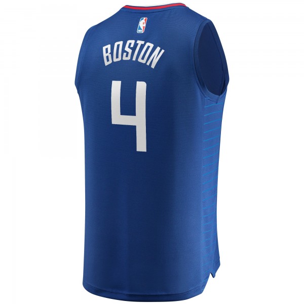 Игровая форма  Brandon Boston Jr. LA Clippers 2021/22 Fast Break Replica - Icon Edition - Royal