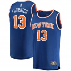 Evan Fournier New York Knicks 2021/22 Fast Break Replica Jersey - Icon Edition - Blue