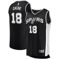 Игровая форма  Devontae Cacok San Antonio Spurs 2021/22 Fast Break Replica - Icon Edition - Black