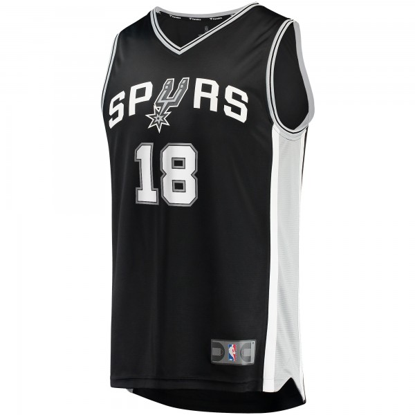 Игровая форма  Devontae Cacok San Antonio Spurs 2021/22 Fast Break Replica - Icon Edition - Black