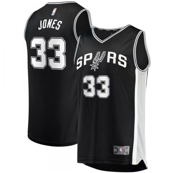 Игровая форма  Tre Jones San Antonio Spurs 2021/22 Fast Break Replica - Icon Edition - Black