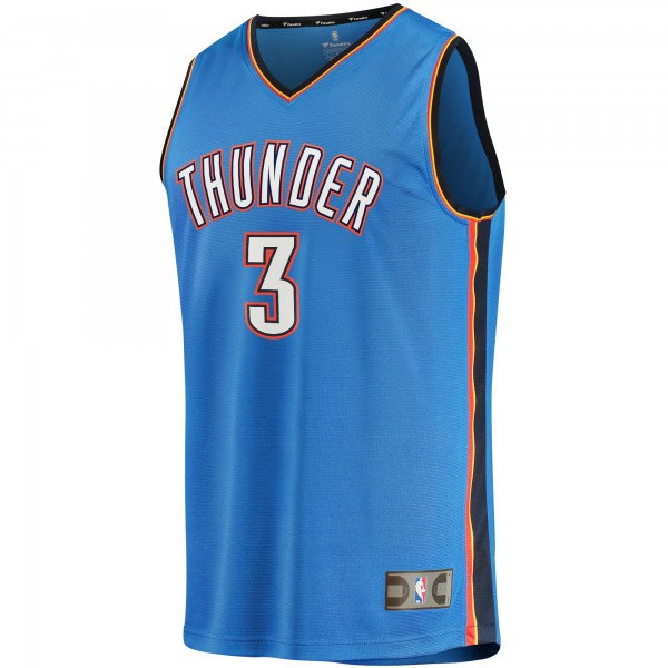 Игровая джерси Oklahoma City Thunder Josh Giddey Fanatics Blue 2021/22 Fast Break Replica - Icon Edition