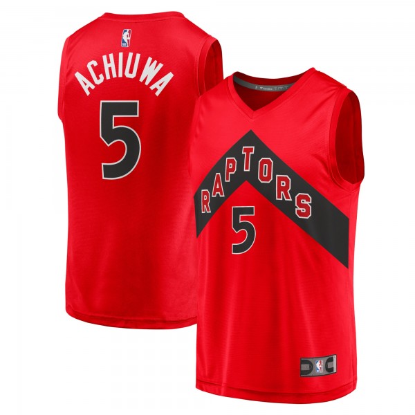 Игровая форма  Precious Achiuwa Toronto Raptors 2021/22 Fast Break Replica - Icon Edition - Red