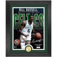 Boston Celtics Bill Russell Highland Mint 13 x 16 NBA Legends Bronze Coin Photo Mint