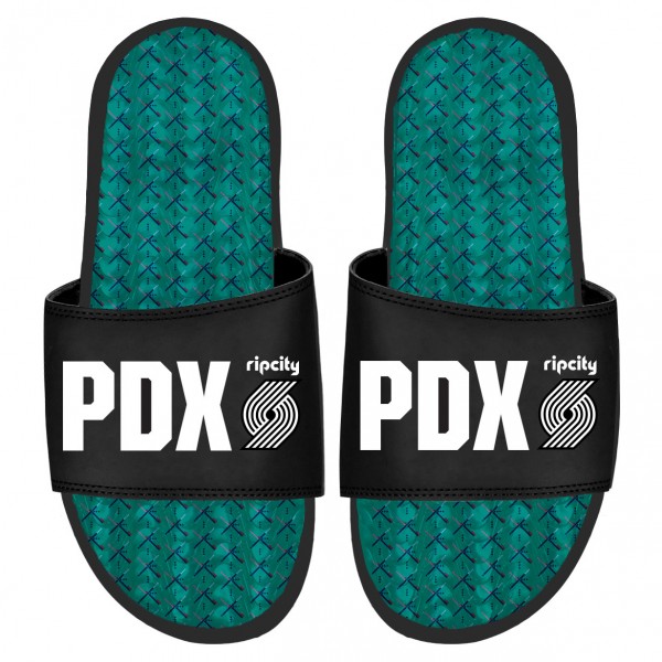 Шлепки Portland Trail Blazers ISlide 2022/23 City Edition Gel - Black
