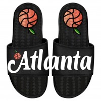 Шлепки Atlanta Hawks ISlide 2022/23 City Edition Gel - Black