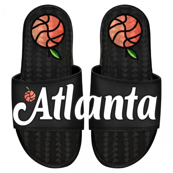 Шлепки Atlanta Hawks ISlide 2022/23 City Edition Gel - Black