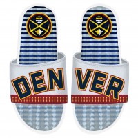 Шлепки Denver Nuggets ISlide 2022/23 City Edition Gel - White