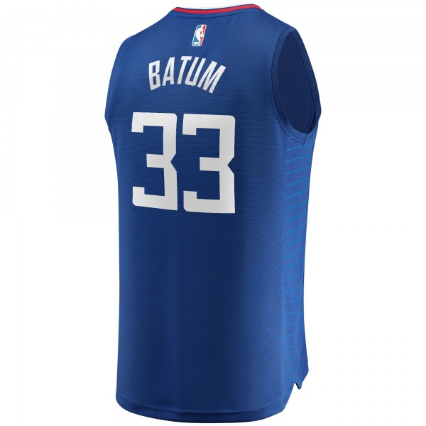 Игровая форма  Nicolas Batum LA Clippers Youth 2021/22 Fast Break Replica - Icon Edition - Royal
