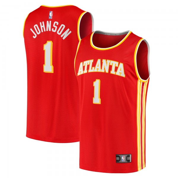 Игровая форма  Jalen Johnson Atlanta Hawks Youth 2021/22 Fast Break Replica - Icon Edition - Red