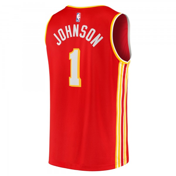 Игровая форма  Jalen Johnson Atlanta Hawks Youth 2021/22 Fast Break Replica - Icon Edition - Red