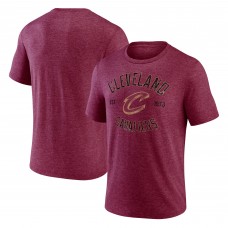 Cleveland Cavaliers Wine Heritage Tri-Blend T-Shirt
