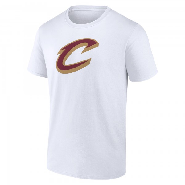 Cleveland Cavaliers White Team Primary Logo T-Shirt