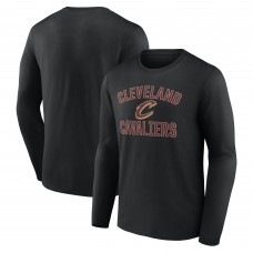 Cleveland Cavaliers Black Victory Arch Team Long Sleeve T-Shirt