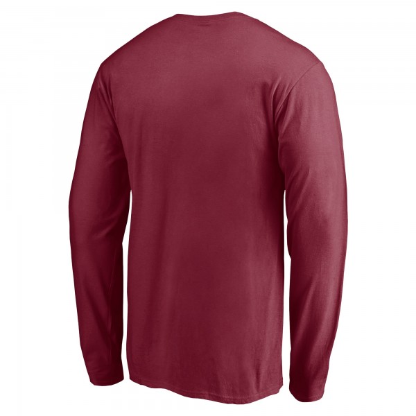 Cleveland Cavaliers Wine Primary Logo Team Long Sleeve T-Shirt