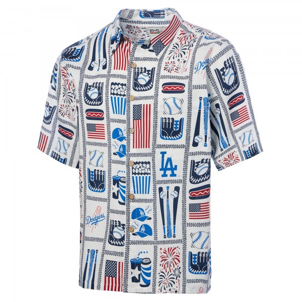 Los Angeles Dodgers Reyn Spooner White Americana Button-Up Shirt