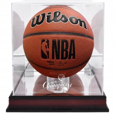 Golden State Warriors Fanatics Authentic 2022 NBA Finals Champions Mahogany Basketball Display Case