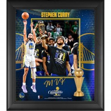 Golden State Warriors Stephen Curry Fanatics Authentic 2022 NBA Finals Champions MVP 15 x 17 Framed Collage Photo