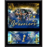 Golden State Warriors Fanatics Authentic 2022 NBA Finals Champions 12 x 15 Team Sublimated Plaque