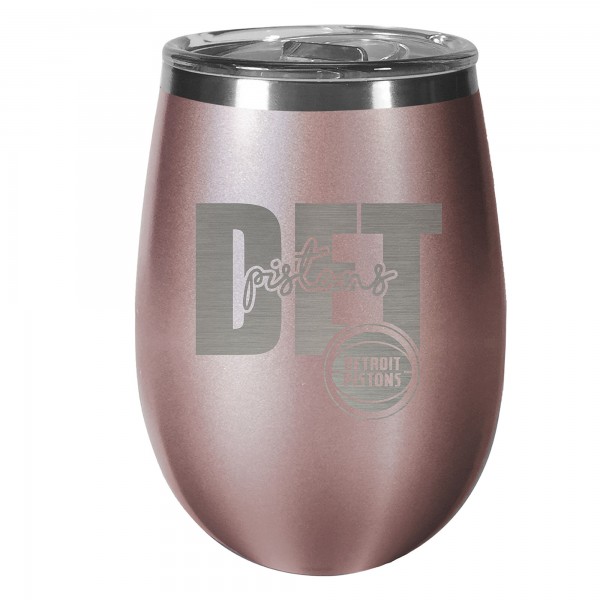 Винный бокал Detroit Pistons 10oz. Rose Gold