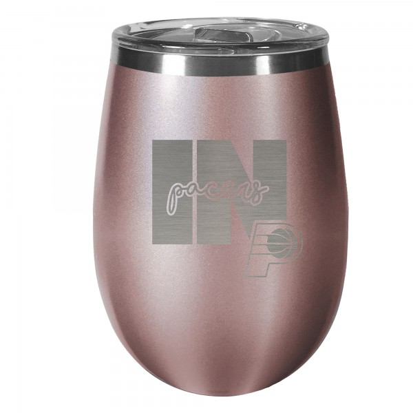 Indiana Pacers 10oz. Rose Gold Wine Tumbler