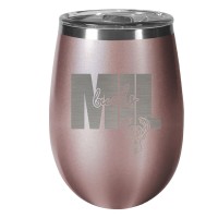 Винный бокал Milwaukee Bucks 10oz. Rose Gold