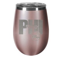 Винный бокал Philadelphia 76ers 10oz. Rose Gold