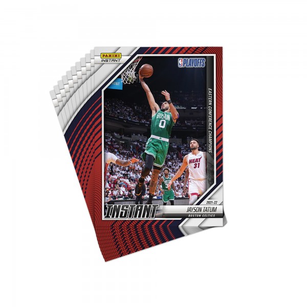 Boston Celtics Fanatics Exclusive Parallel Panini Instant 2021-22 NBA Eastern Conference Champions 15 Single Trading Cards Set - Limited Edition of 99