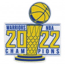 Golden State Warriors 2022 NBA Finals Champions Bold Trophy FanPatch