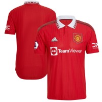 Игровая форма  Manchester United adidas 2022/23 Home Authentic Blank - Red