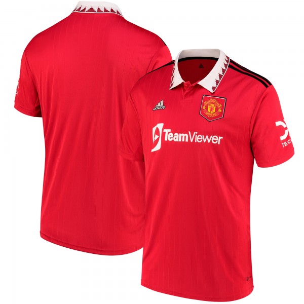Игровая форма  Manchester United adidas 2022/23 Home Replica Blank - Red