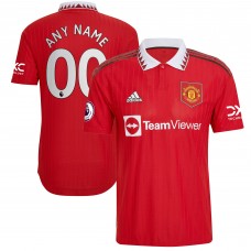 Игровая форма  Manchester United adidas 2022/23 Home Authentic Custom - Red