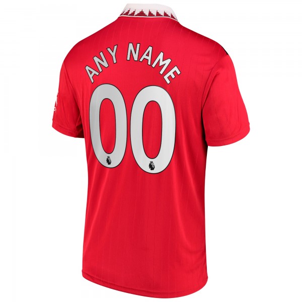 Игровая форма  Manchester United adidas 2022/23 Home Replica Custom - Red