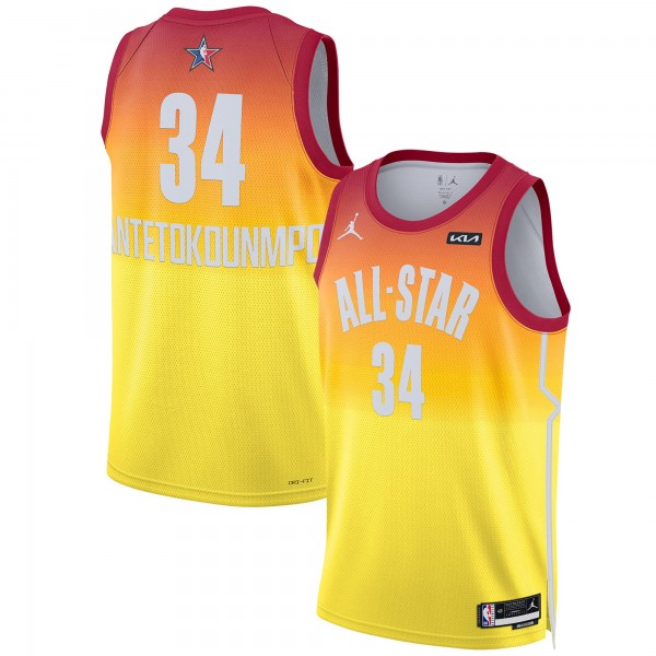 Игровая форма  Giannis Antetokounmpo Jordan Brand 2023 NBA All-Star Game Swingman - Orange