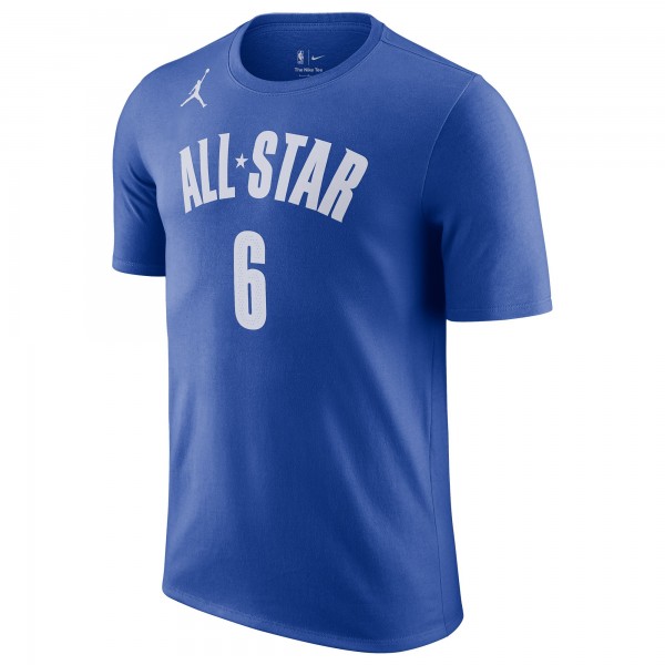 Именная футболка LeBron James Jordan Brand 2023 NBA All-Star Game - Blue