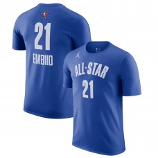 Футболка Joel Embiid Jordan Brand 2023 NBA All-Star Game - Blue