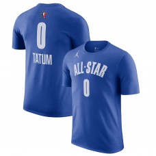 Jayson Tatum Jordan Brand 2023 NBA All-Star Game Name & Number T-Shirt - Blue